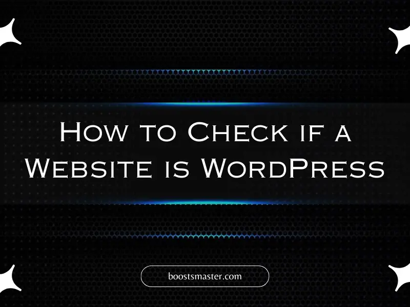 How to Check if a Website is WordPress